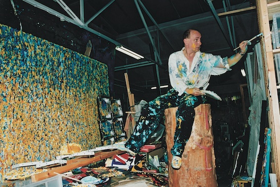 bernd schwarzer im atelier
